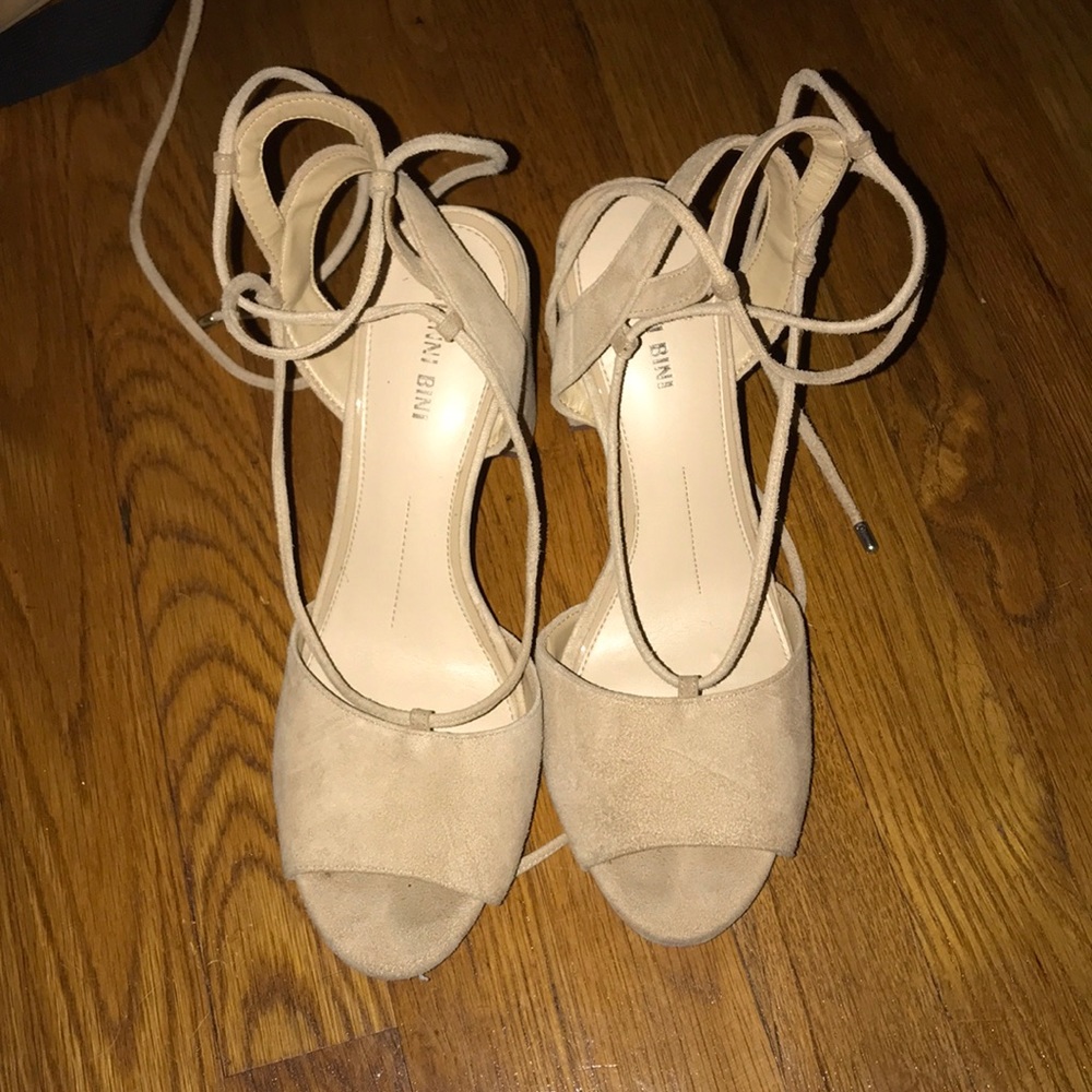 Gianni bini wrap ankle heels